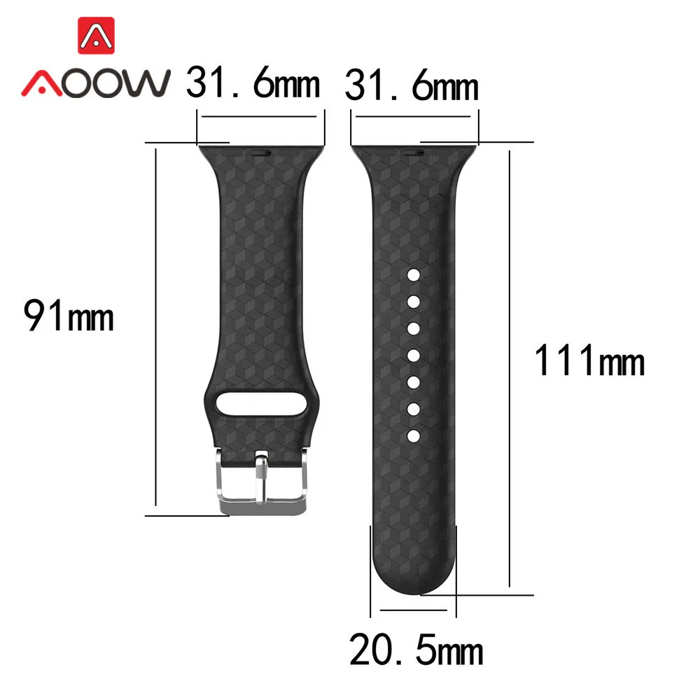 Цветной силиконовый ремешок для часов iWatch Apple Watch 1 2 3 4 40 мм 44 мм 38 мм 42 мм для мужчин и женщин спортивный ремешок для мужчин