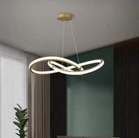 nordic living room lamp simple modern net red dining room chandelier bar ring bedroom creative personality lamps