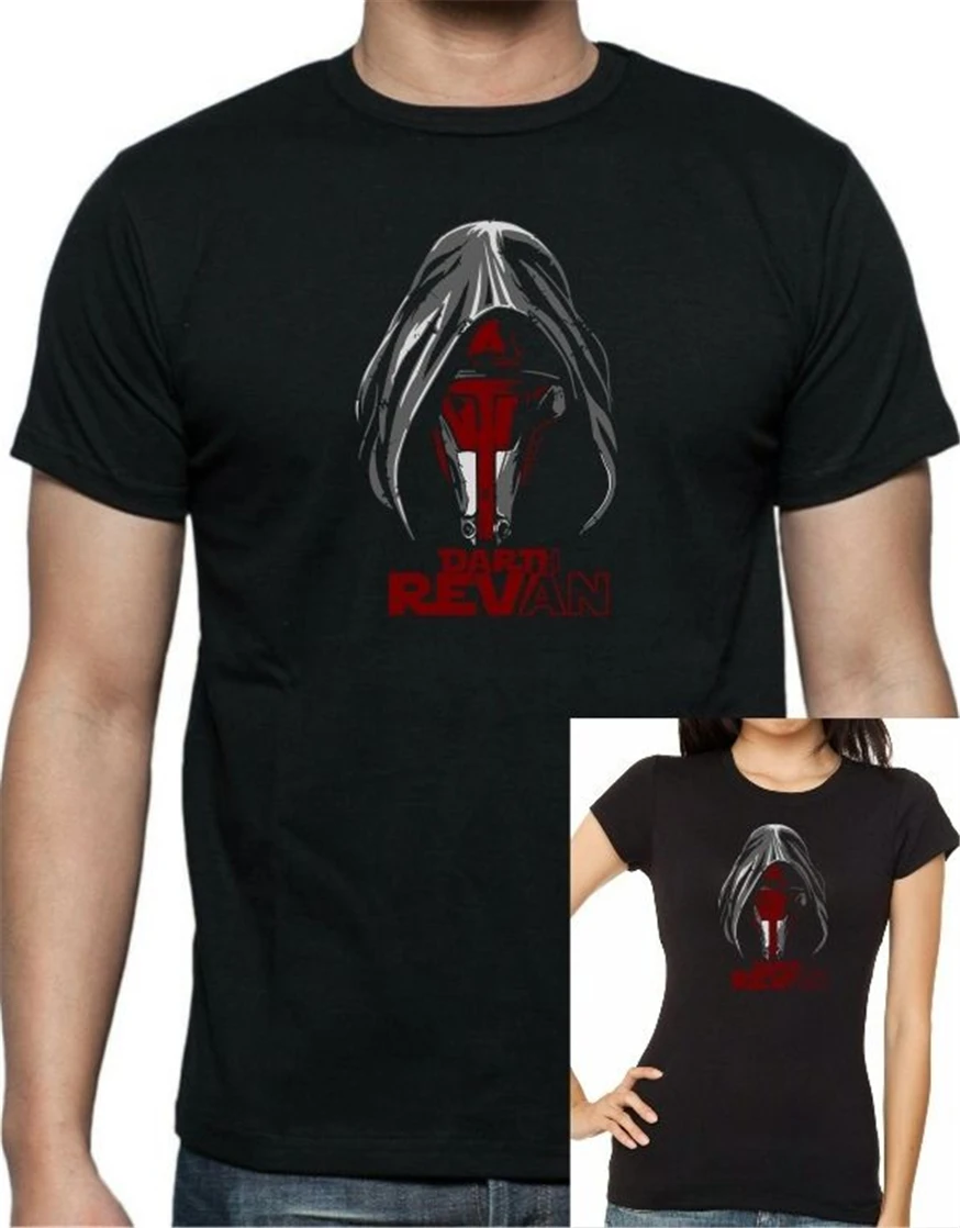 Мужская и женская футболка Звездные войны с надписью Sith Lord Darth Revan.... Размеры до 5х