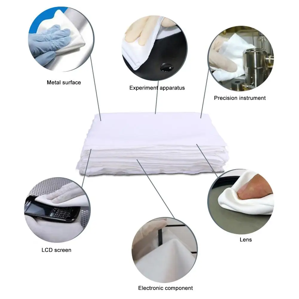

Ultrafine Antistatic Cleaning Cloth Dust Removing Wipe Cloth 6*6Inch/9*9 Inch100 Pieces