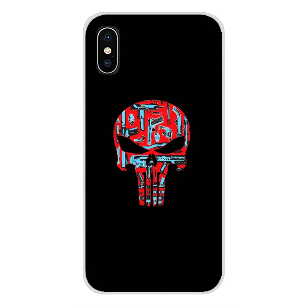 For Samsung Galaxy S3 S4 S5 Mini S6 S7 Edge S8 S9 S10 Lite Plus Note 4 5 8 9 The Punisher Accessories Phone Shell Covers | Мобильные