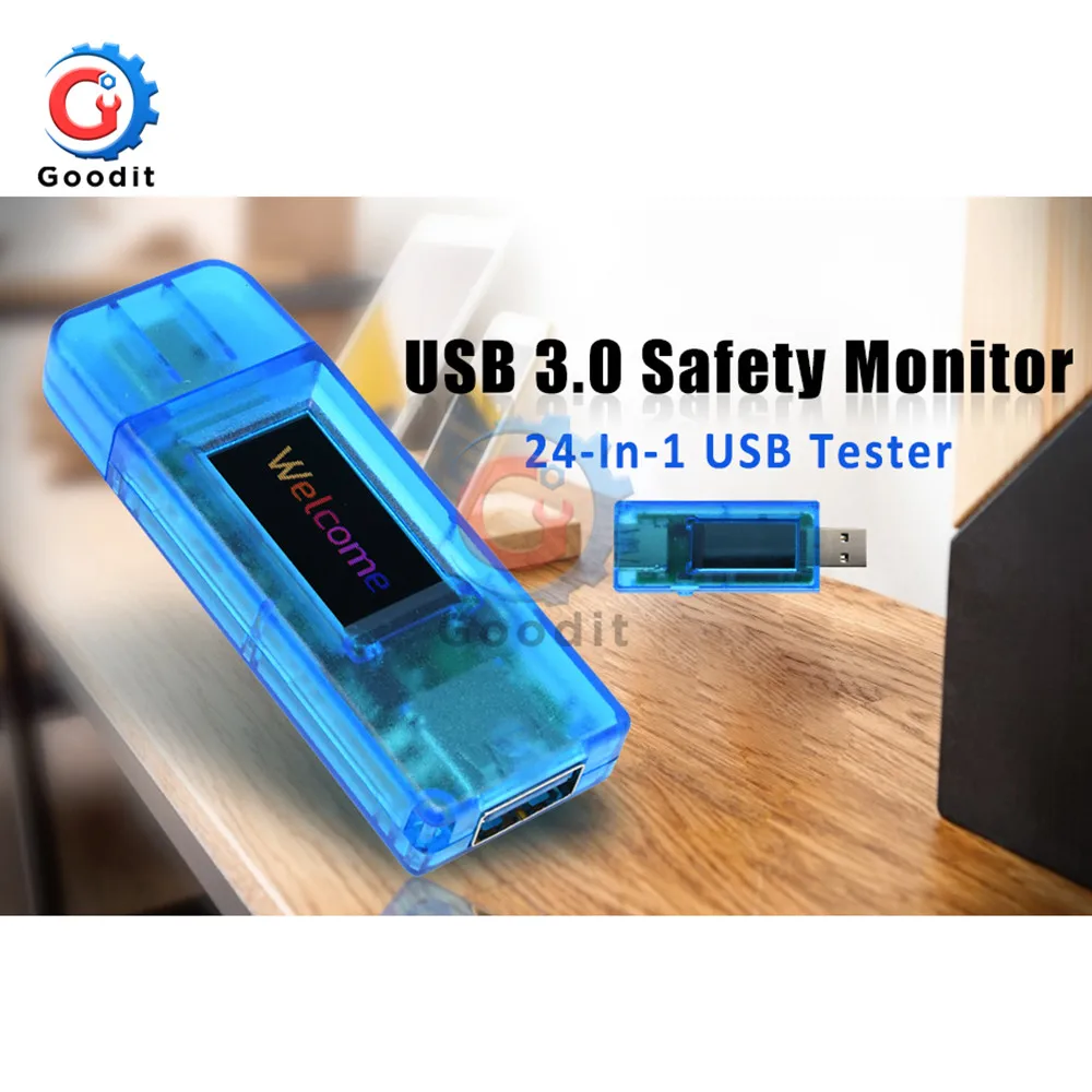 USB 3 0 DC Цифровой вольтметр измеритель напряжения тестер детектор Банк питания