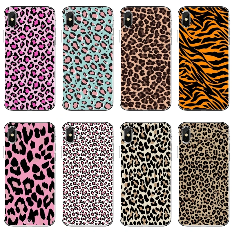 Сексуальный леопардовый принт пантера Мягкий силиконовый чехол для телефона