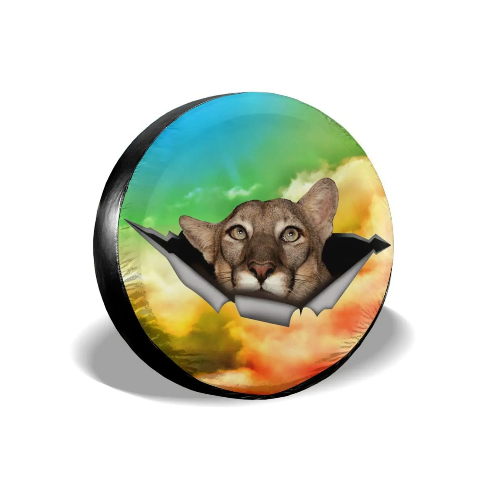 

Compass Tire Cover Universal Spare Wheel Tire Cover Wheel Covers for Trailer RV SUV Truck Camper Travel Trailer Accessories