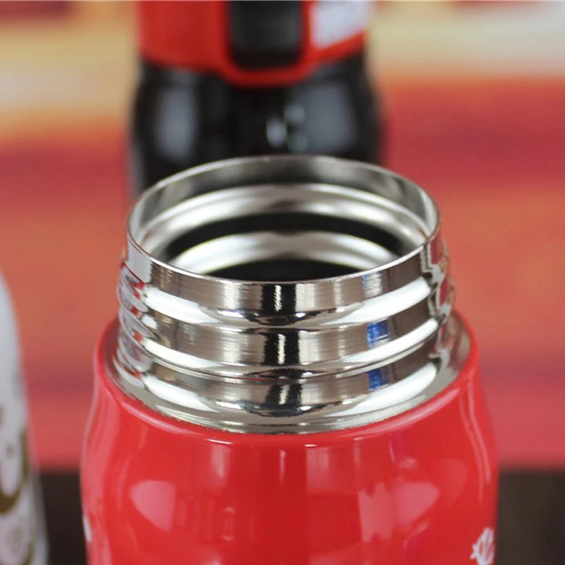 Рождественская кружка с двойными стенками из нержавеющей стали термовакуумная