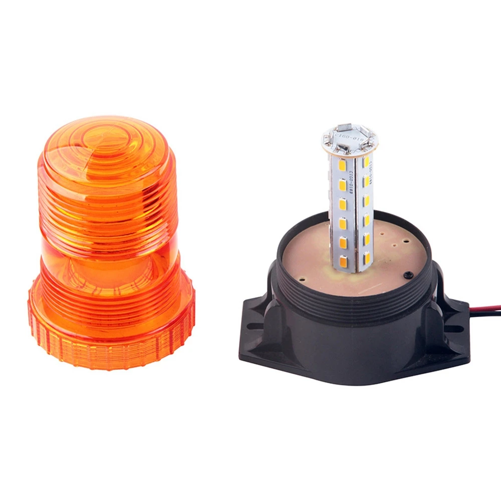 

Warning Beacon Light LED Amber Emergency Signal Light For School Bus 12-30V Safety Strobe Flashing Lamp Indicator Light