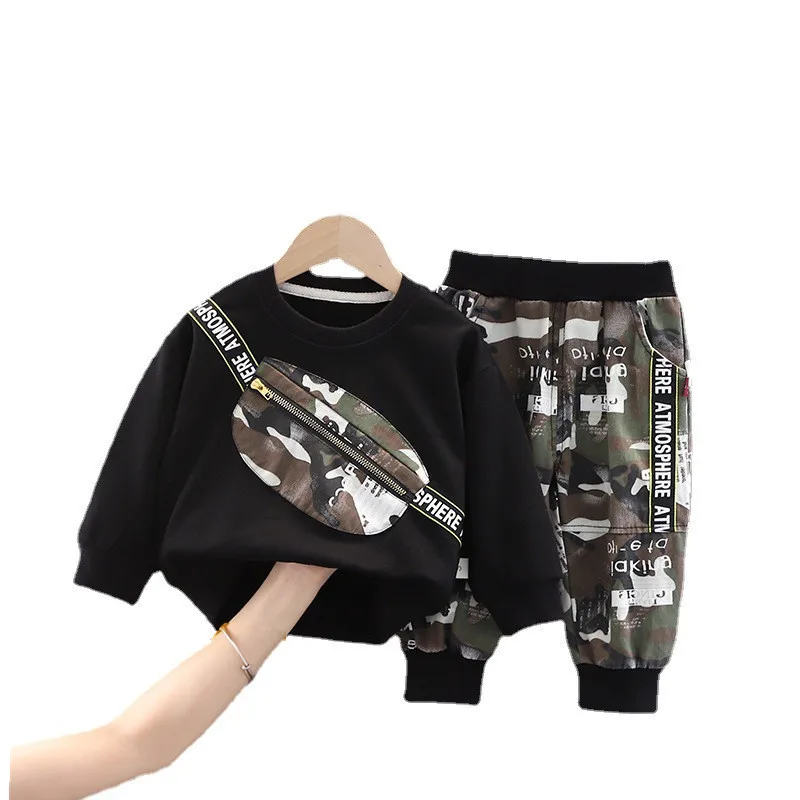 

New Spring Baby Girls Cotton Clothes Suit Children Boys T-Shirt Pants 2Pcs/Sets Autumn Toddler Fashion Clothing Kids Tracksuits