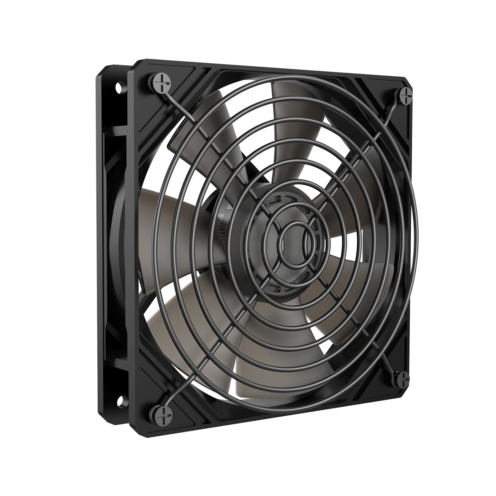 zezzio 120mm powerful fan high speed air volume server cooling system 3000rpm 220v btc miner workstation cabinet fan free global shipping