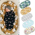 Постельное белье с цветочным принтом для новорожденных, портативная дорожная пеленальная кровать с принтом Моисея, корзина для кровати, коврик для ухода за кроваткой