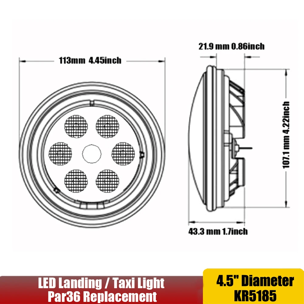 Светодиодная герметичная балка Par36 12 В 24 для чехла IH трактора 1190 1290 1390 1490 1690 2090 2290 +