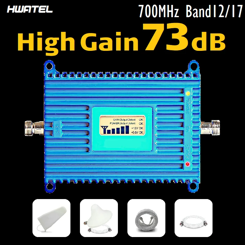 Усилитель сигнала Band 12 B7 75 дБ с высоким коэффициентом усиления 4G 700 МГц усилитель