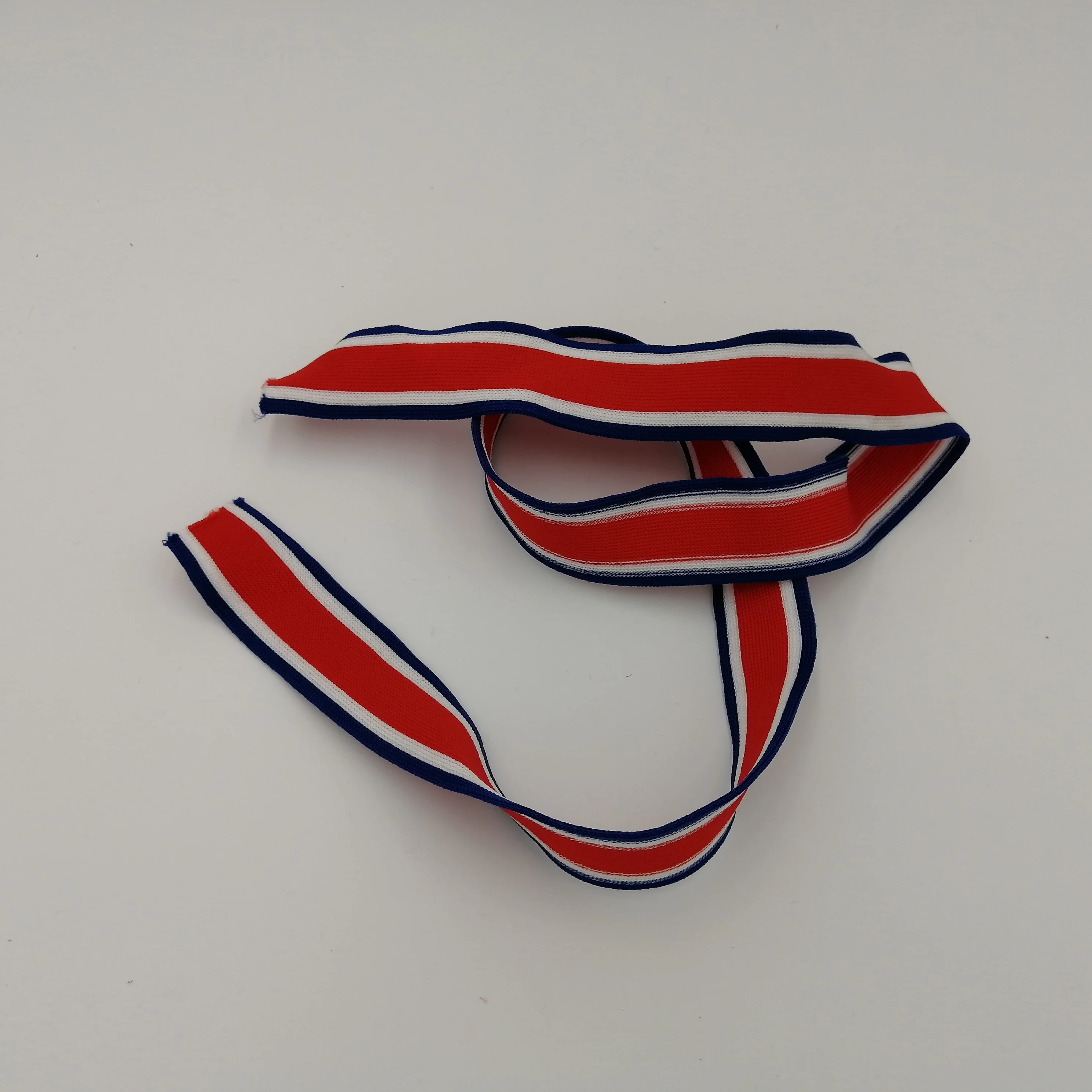 2 м/лот синий белый красный тканые полосы аксессуары сделай сам эластичный ворс