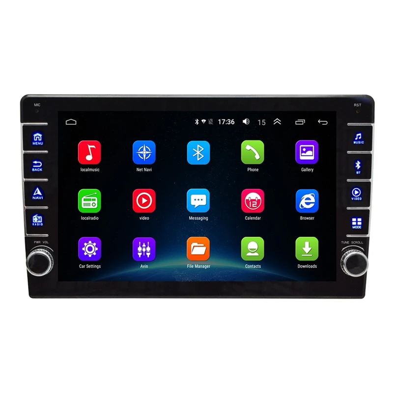 9 дюймов Регулируемый WI-FI автомобильная стереосистема радио Quad-Core Android 8 1 MP5 плеер