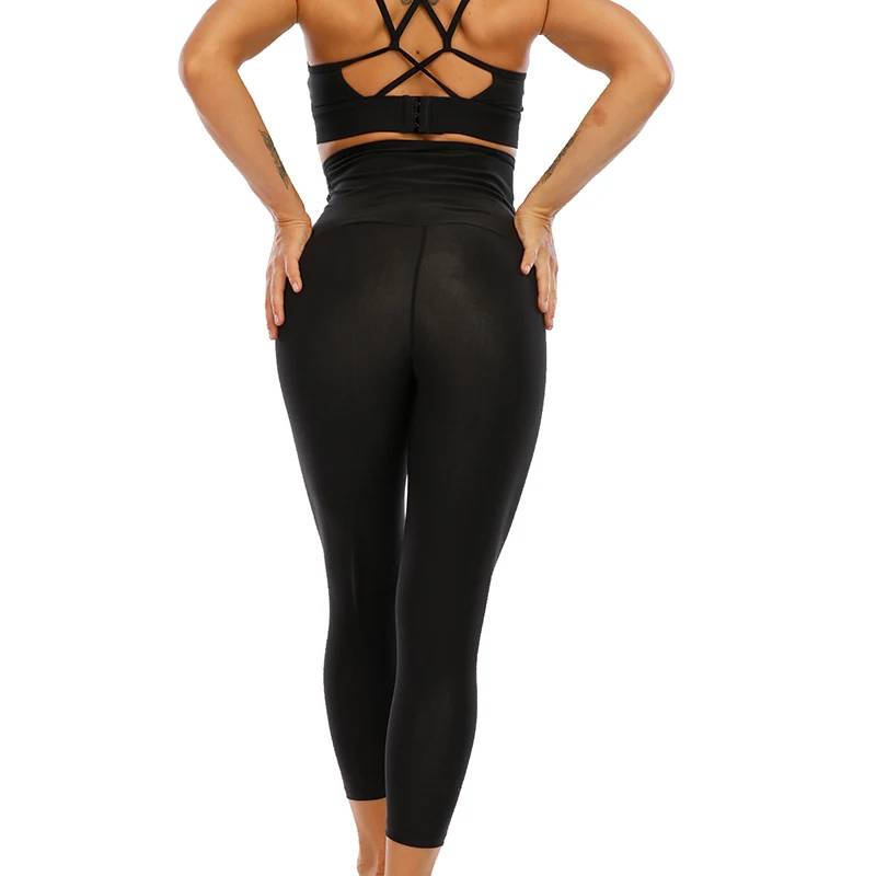 

CXZD Sweat Sauna Pants Body Shaper Weight Loss Slimming Pants Women Waist Trainer Tummy Hot Thermo Sweat Leggings Fitness