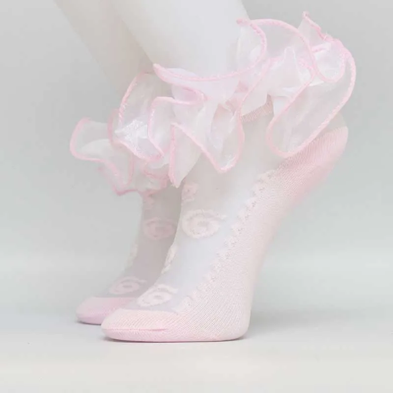 

20 pair/lot Fashion Baby Lace Socks Cute Lace Flower Bows Newborn Baby Girl Socks Cotton Princess Girls Socks