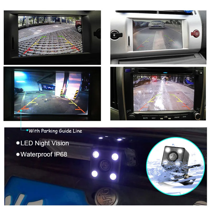 5 дюймов 1080P Автомобильное зеркало заднего вида DVR монитор для авто камера с