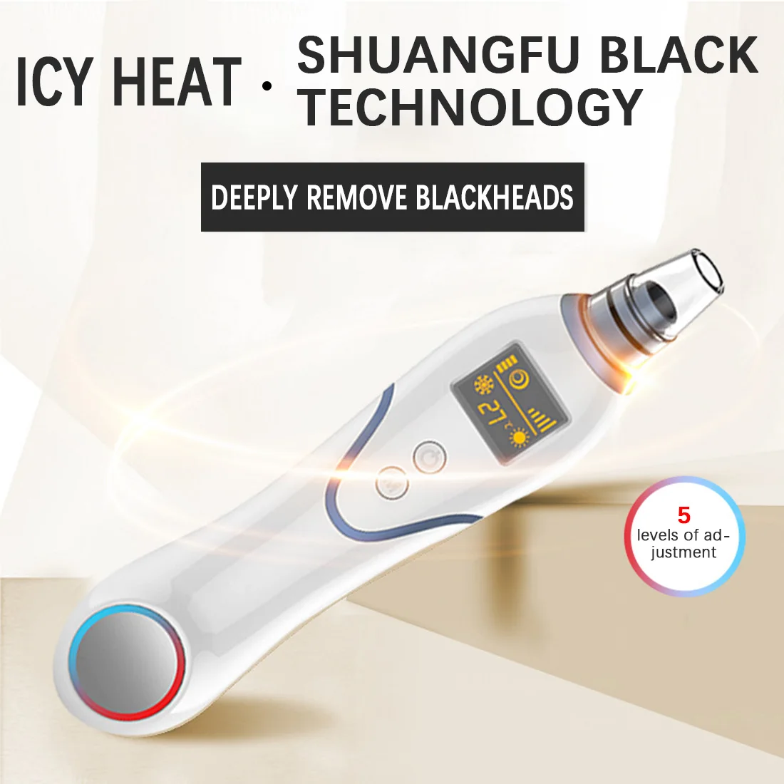 

Blackhead Tool Blackhead Remover Hot and cold compress instrument for removing blackheads and acne facial electric acne removal