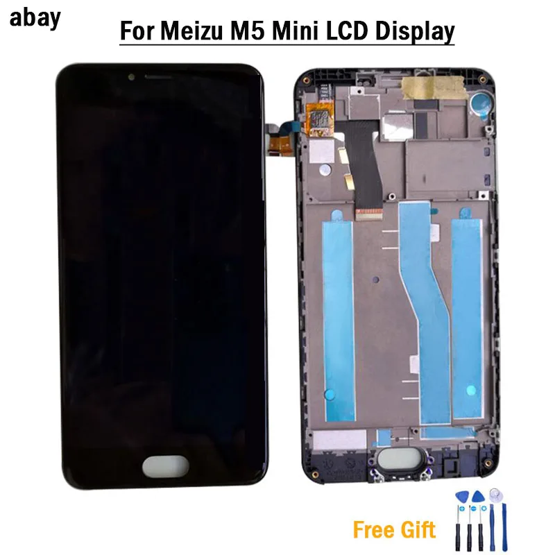 ЖК дисплей и рамка для MEIZU M5 Mini экран 5 2 дюйма дигитайзер сенсорный замена