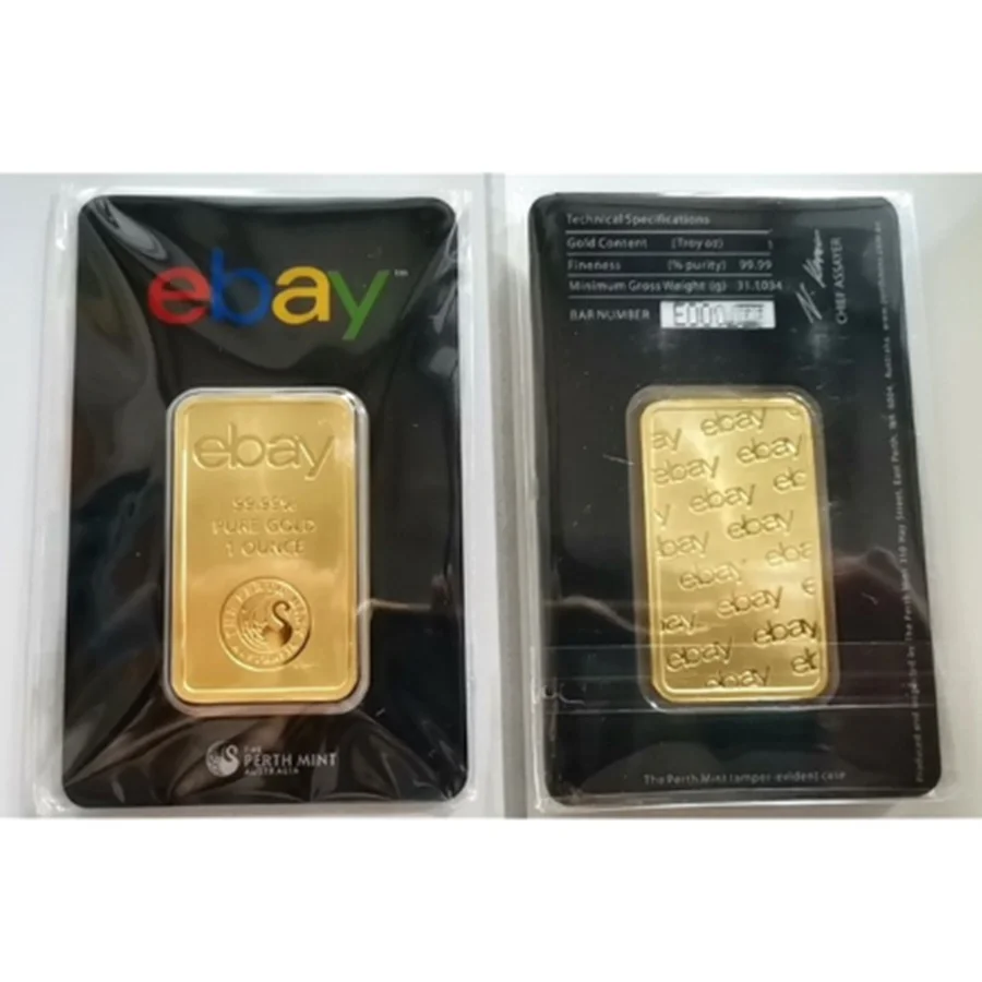 1 унция Перт мятный слиток подарок Мятное золото пластиний бар аргор Ebay APMEX A B C
