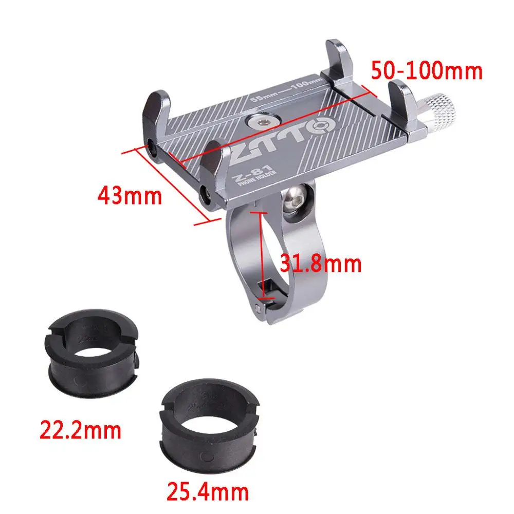 Держатель для телефона на руль велосипеда алюминиевый держатель мотоцикла