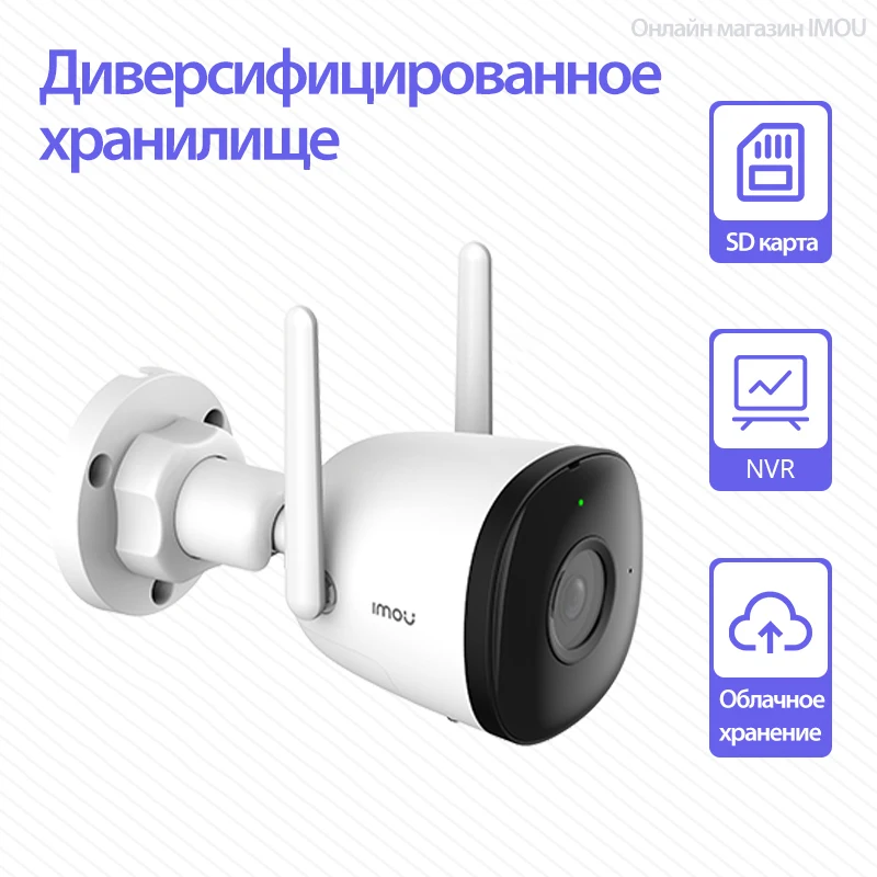 Dahua imou Bullet 2C 1080P Wi-Fi камера двойная антенна наружная IP67 погодозащищенная