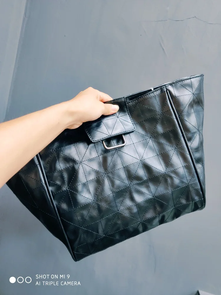 

Внешняя торговля сумки большой емкости из мягкой искусственной кожи через плечо Портативная сумка для покупок сумка для мамы