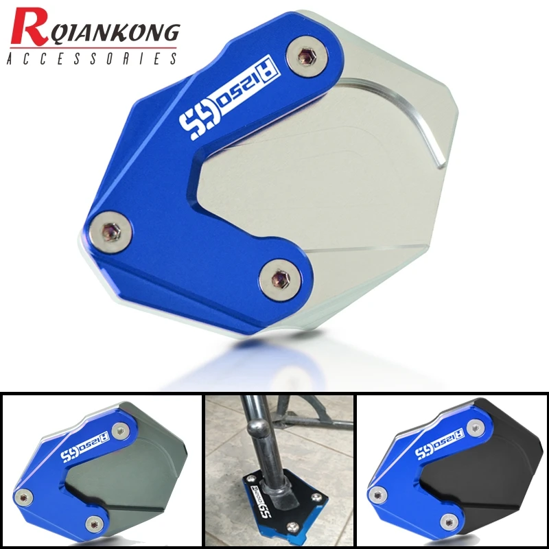 Motorcycle CNC Accessories Side Stand Pad Plate Kickstand Enlarger Support ExtensionFor BMW R1250 GS R1250GS AdventurE 2018-2019 |