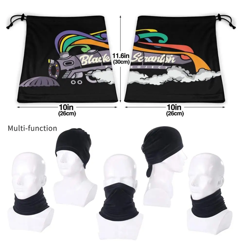 Шарф-повязка на голову черный |