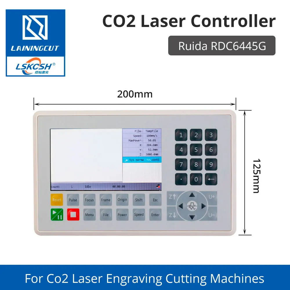 Co2 лазерная система Ruida RDC6445 RDC6445G контроллер для лазерной гравировки режущих