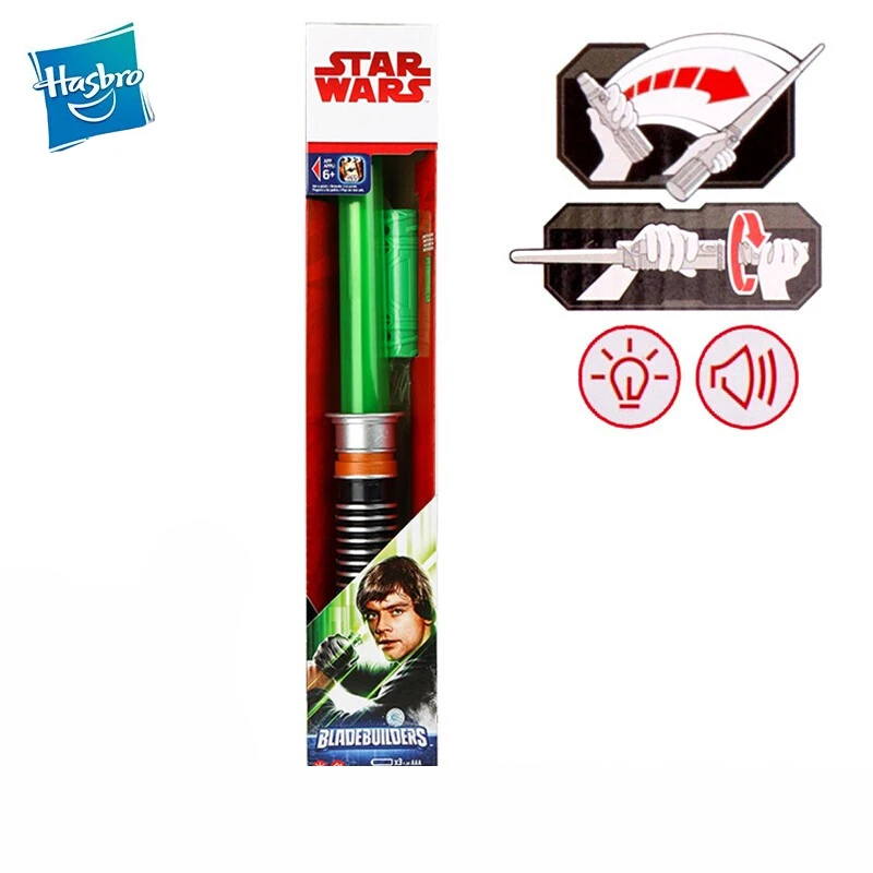 

Original Hasbro Star Wars Flashing Lightsaber Laser Sword Toys Kyloren Force Awakening Electricity Sound and Light for Boy Girls