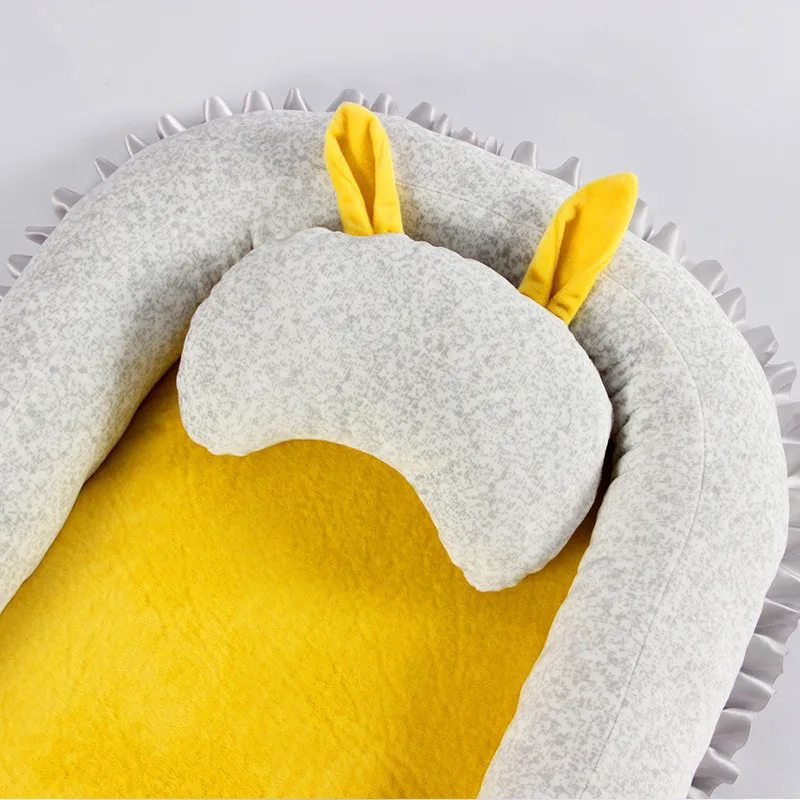 Портативная детская кроватка Battilo для новорожденных хлопковая кровать девочек и