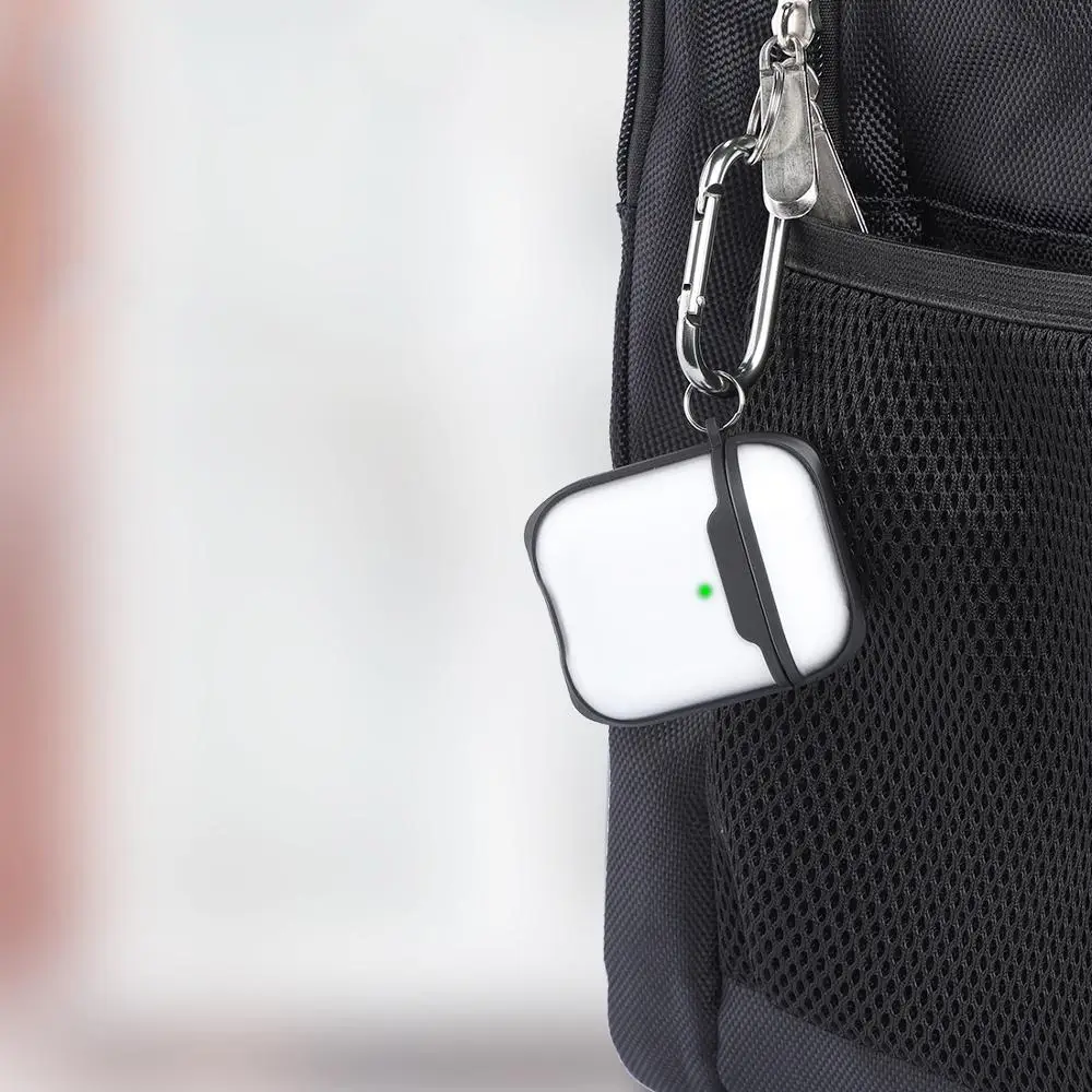 Прозрачный матовый чехол для AirPods, прозрачный чехол для Apple Airpods, 2 чехла, коробка для наушников, аксессуары, сумка, беспроводной Bluetooth, чехол для наушников