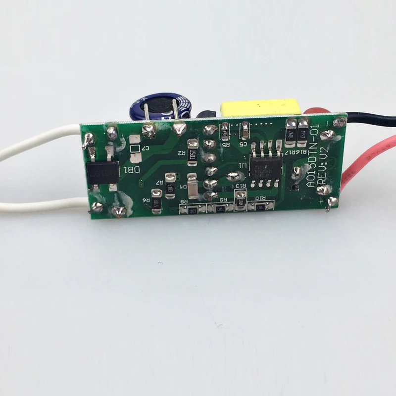 Светодиодный драйвер адаптер Питание Вход 260-300mA 85-265V постоянного тока для светодиодных светодиодный свет Диммируемый преобразователь, 3 Вт, 5 Вт, 6-7W 18-24 Вт