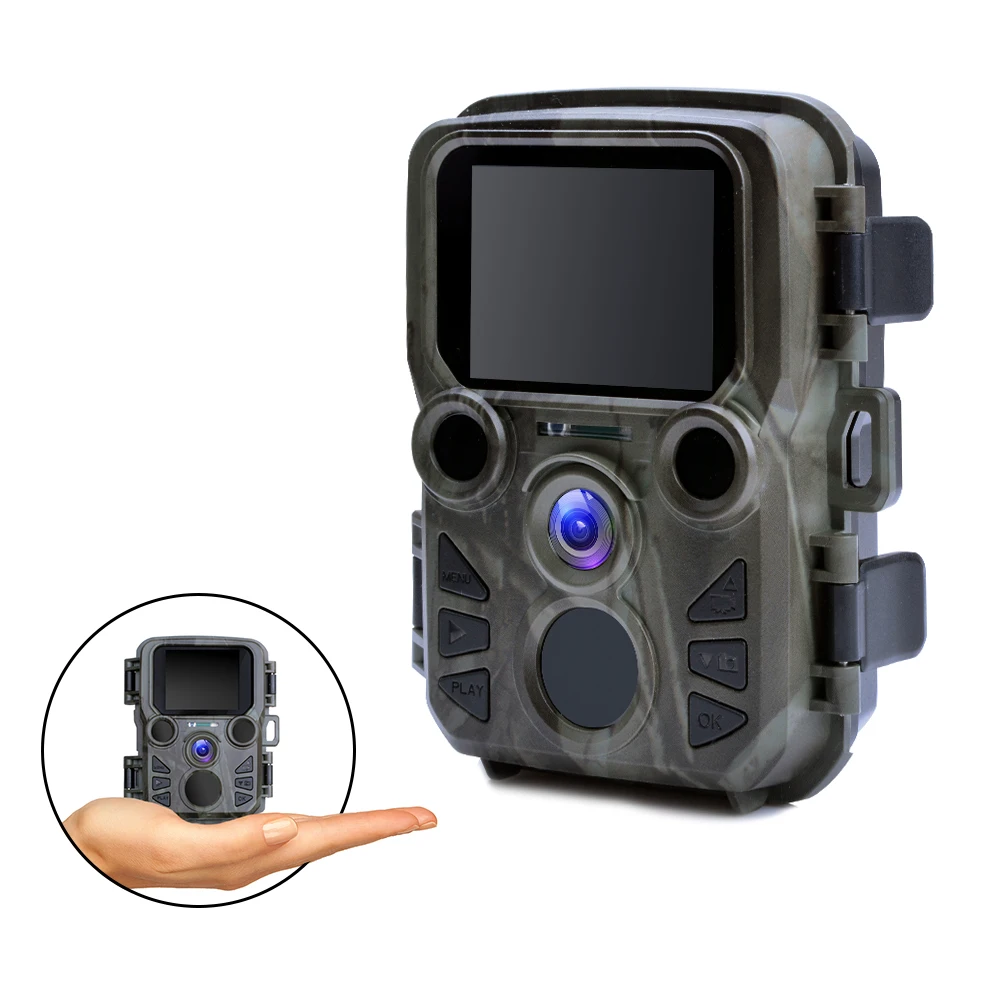 Новый cаmara sendero caza16MP Mini301 1080P visión nocturna 0 5 gatillo foto trampa de Vida Silvestre Chasse cаmaras vigilancia | Спорт