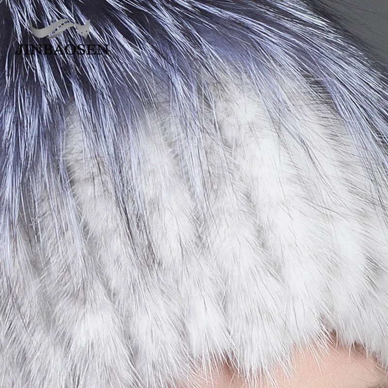 Женская новая зимняя меховая шапка с капюшоном из натурального меха норки и