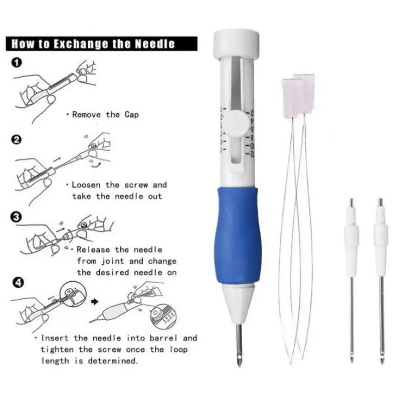 Набор для рукоделия ручка вышивания волшебная спица швейный инструмент наборы