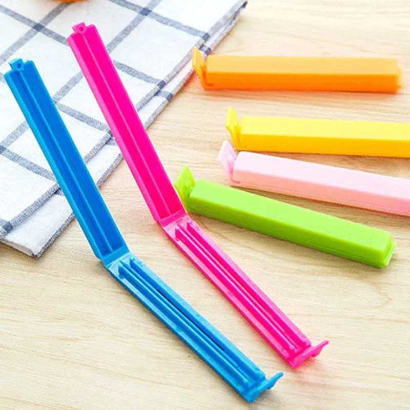 

Portable New Kitchen Storage Food Snack Seal Sealing Bag Clips Sealer Clamp Plastic Tool Kitchen Accessories Food Sealing Clip