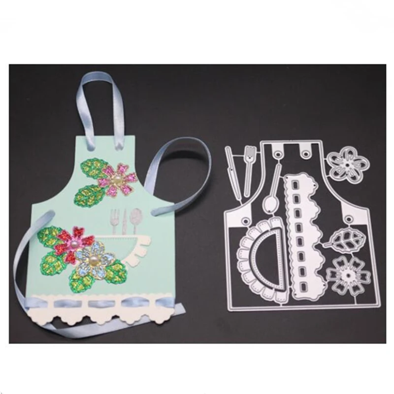 YINISE металлические режущие штампы для трафареты скрапбукинга поварский фартук DIY