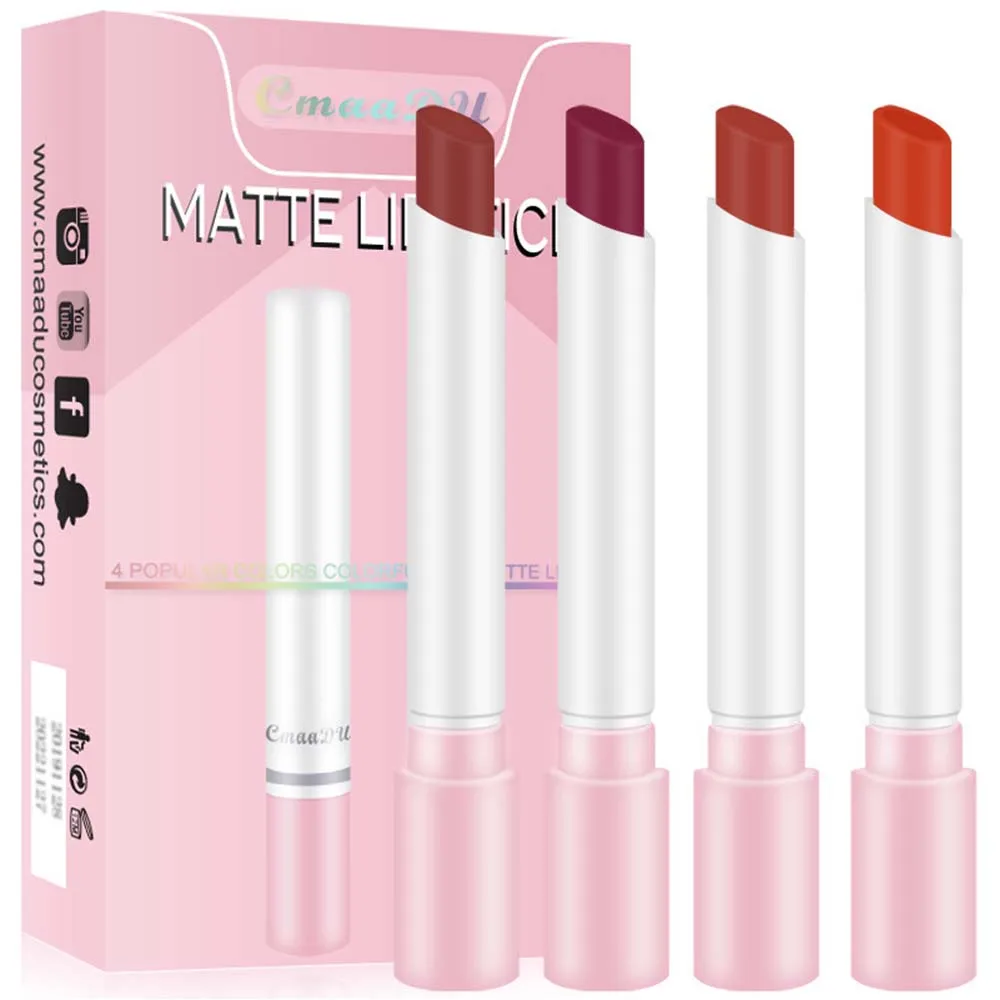 8 цветов матовая губная помада водостойкая бархатная легкая в цвету долговечная