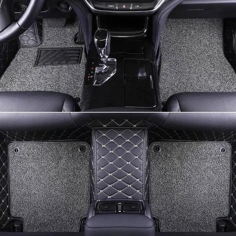 Кожаные автомобильные коврики на заказ для MERCEDES BENZ A45 AMG 2013-2014 2015 2016 2017 2018 2019