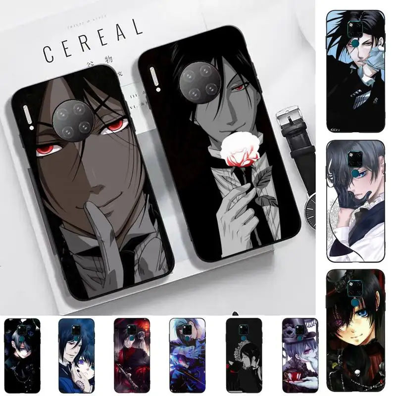 

Anime Black Butler Phone Case for Huawei Mate 20 10 9 40 30 lite pro X Nova 2 3i 7se