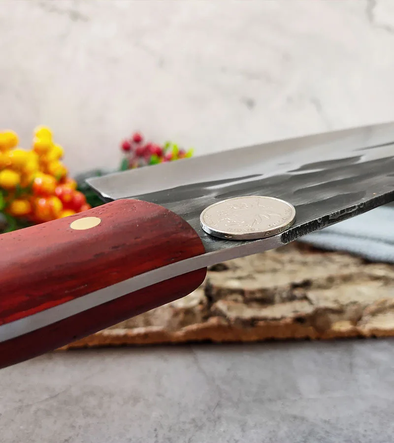 Нож кованый из нержавеющей стали бытовой кухонный резец китайский измельчитель