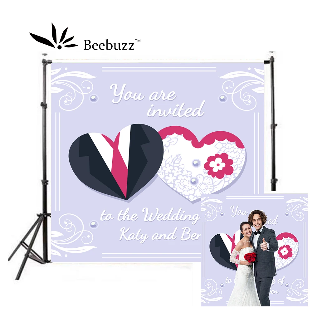 Фоновое оформление для свадебной фотосъемки Любовь Свадьба Жених Невеста фон