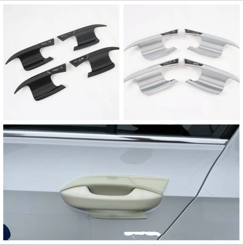 

4 шт., хромированные наклейки на дверную ручку автомобиля VW Golf 8 2021