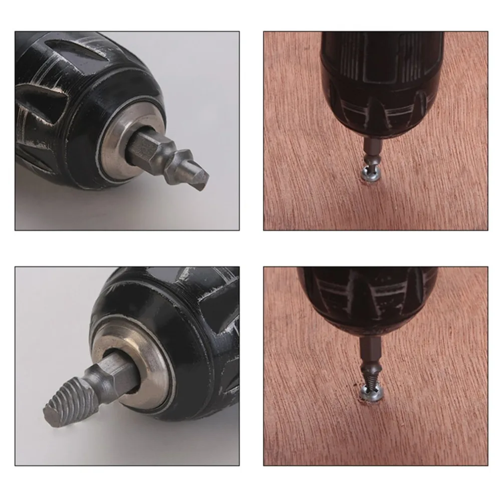 Двухсторонний экстрактор поврежденных винтов сломанных с головкой инструмент