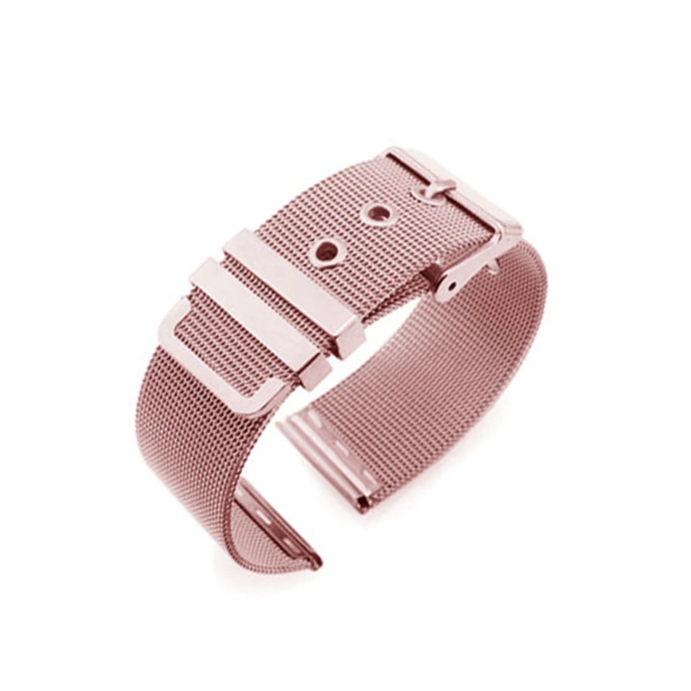 

20mm Wristband for Withings Steel HR 40MM Stainless Steel Watch band Strap Bracelet Black Rose Silver for Fossil Q Gazer