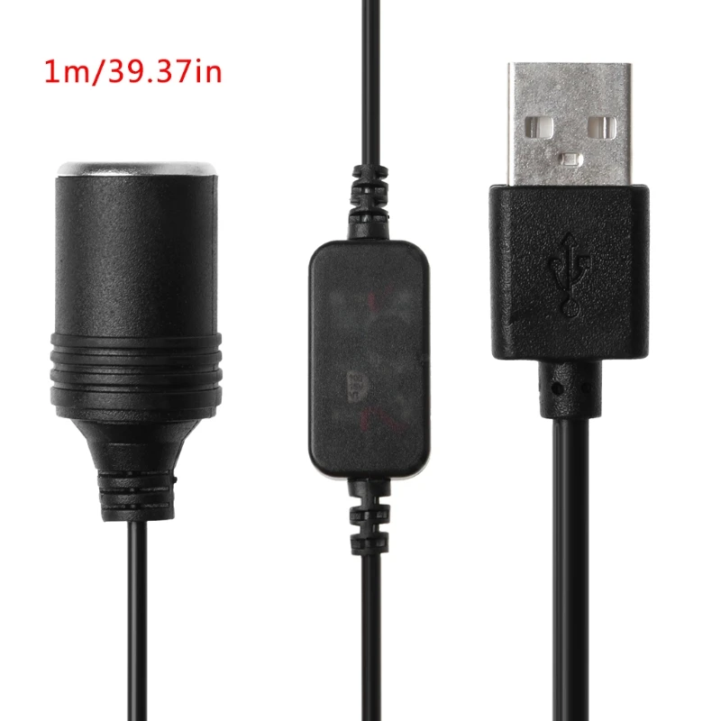 USB 5V To 12V розетка для автомобильного прикуривателя Женский адаптер питания |
