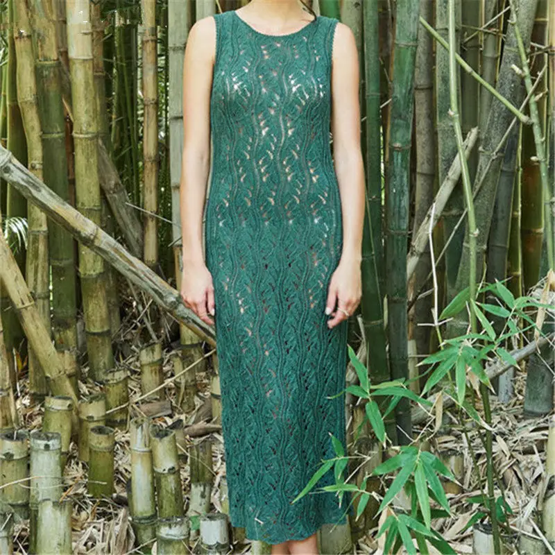 Пляжная туника для женщин вязаное крючком бикини накидка Пляжное платье