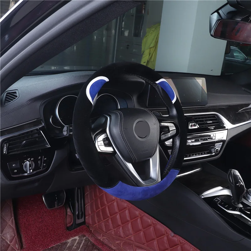 Car Steering Wheel Cover Auto Covers for Fiat Doblò Ducato Duna Fiorino Freemont Fullback Grande Punto Idea Linea | Автомобили и