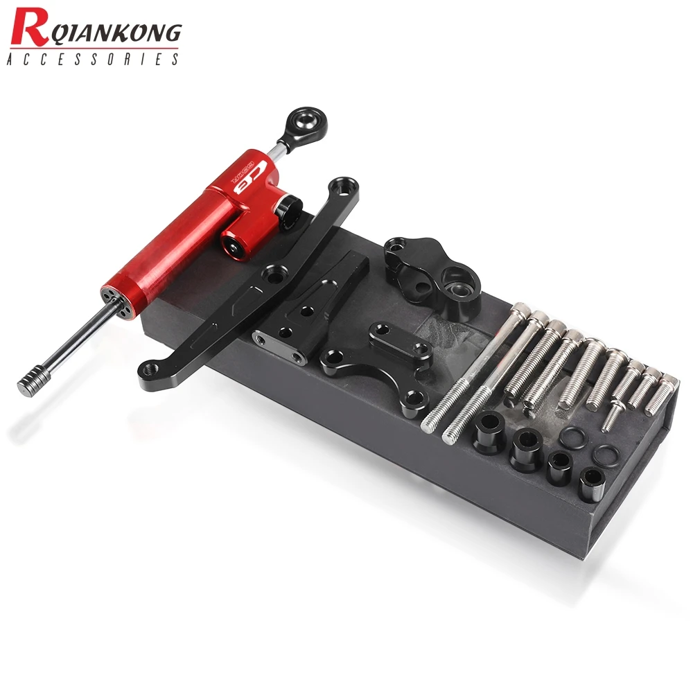 Motocycles Steering Damper Mounting Bracket Kit Stabilizer CB 650 R Reversed Safety Control FOR Honda CB650R 2018 2019 2020 2021 |